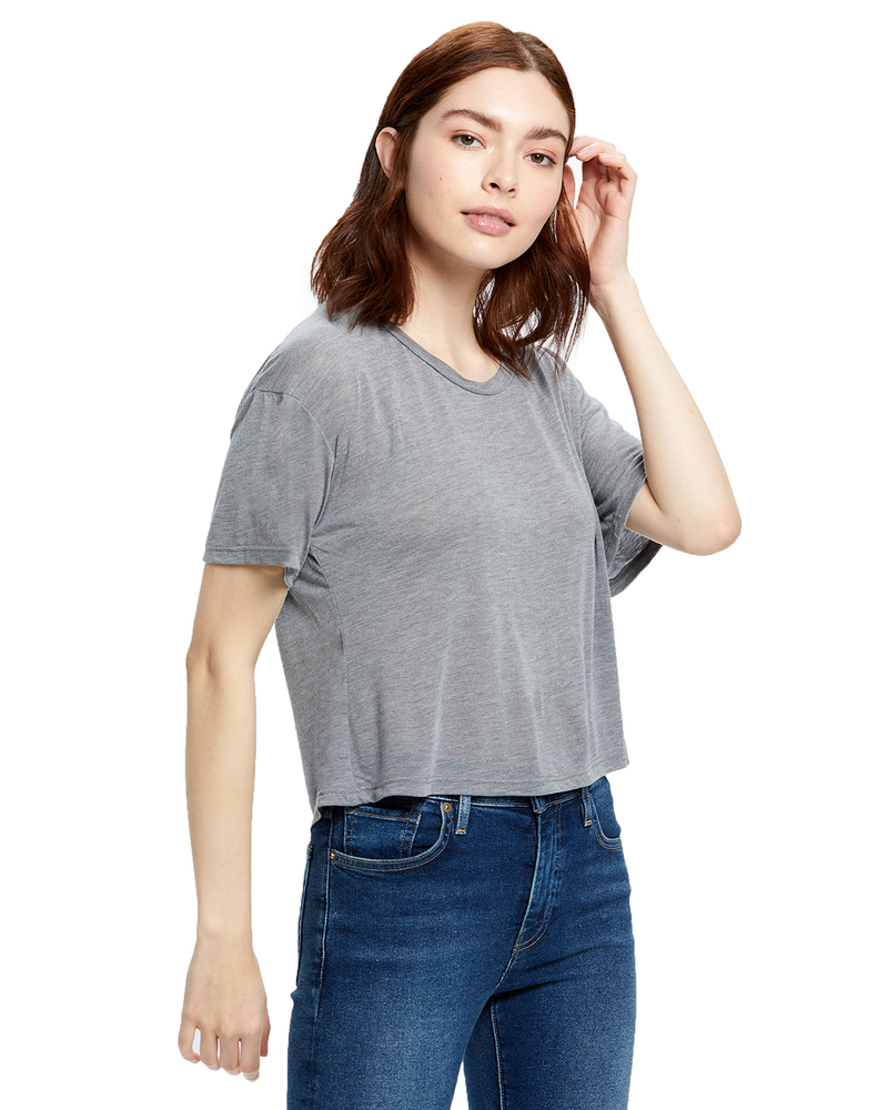 US Blanks US309 Ladies' Boxy Open Neck Top Front Fullsize"