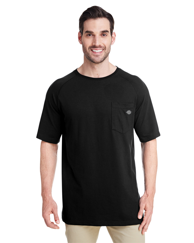 dickies ss600 men's 5.5 oz. temp-iq performance t-shirt Front Fullsize