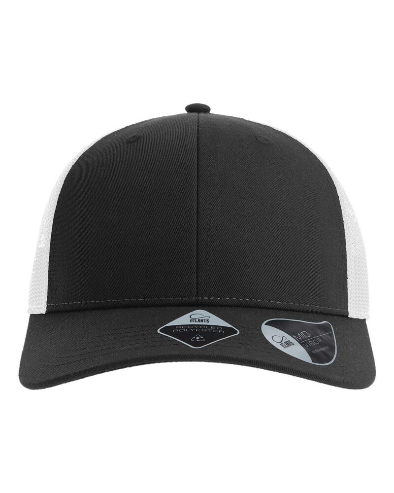 atlantis headwear bryce sustainable trucker cap Front Fullsize