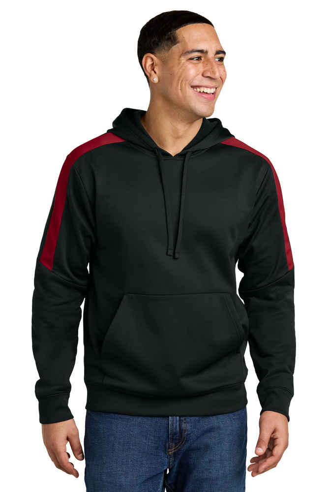 sport-tek st255 sport-wick ® fleece united pullover hoodie Front Fullsize