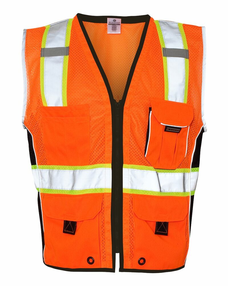 kishigo 1513-1514 premium black series® heavy duty vest Front Fullsize