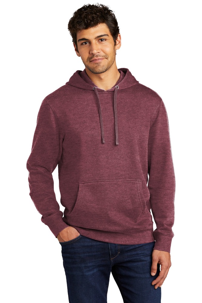District DT6100 V.I.T. ™ Fleece Hoodie Front Fullsize"
