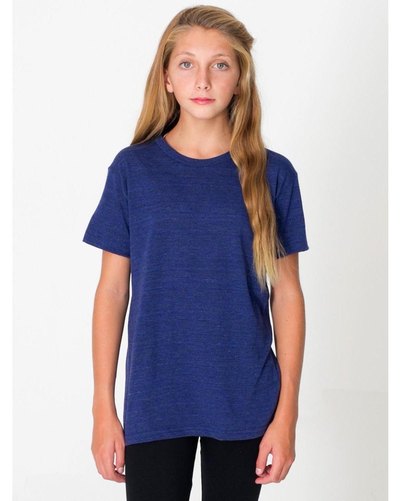 american apparel tr201w youth triblend short-sleeve t-shirt Front Fullsize