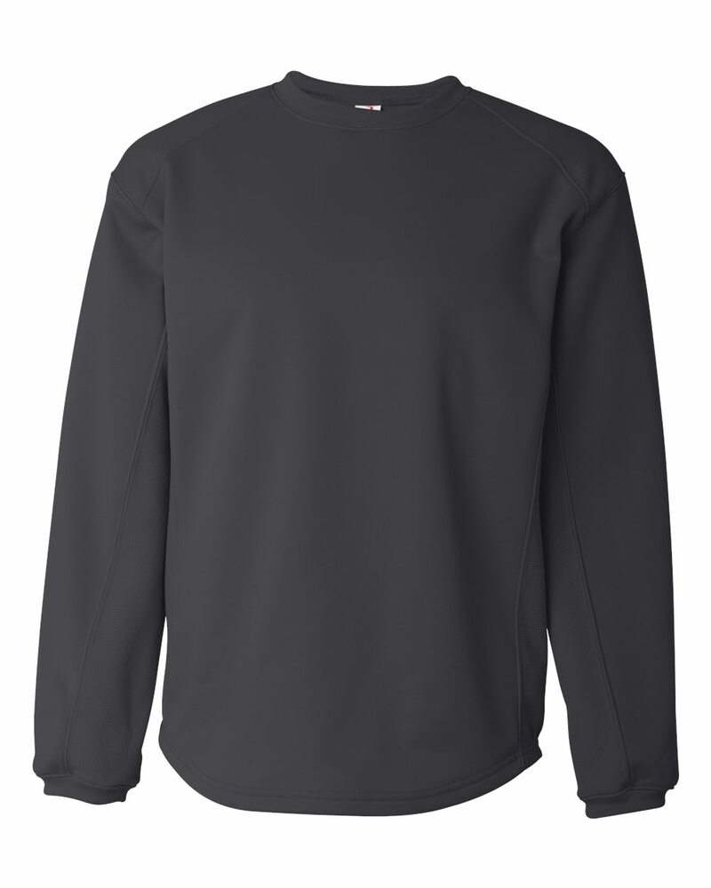 Badger Sport 1453 Perf. Fleece Pullover Front Fullsize"