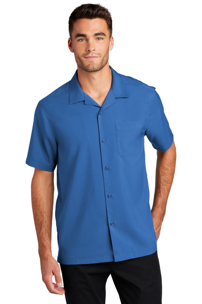 Port Authority W400 Short Sleeve Performance Staff Shirt Front Fullsize"