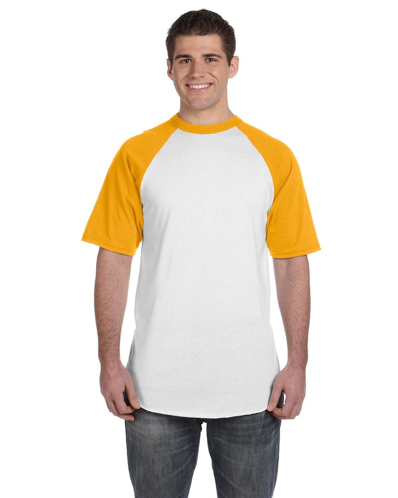 Augusta Sportswear 423 Baseball Short Sleeve Tee 2.0 Front Fullsize"