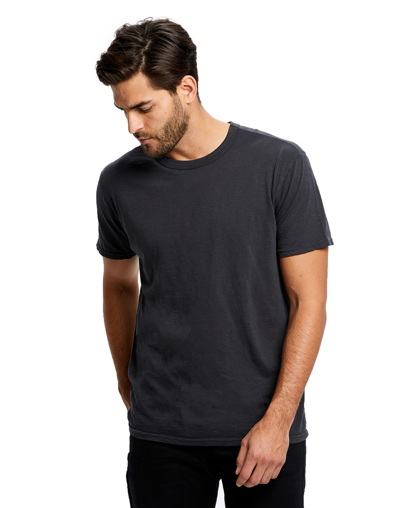 us blanks us3200 men's short-sleeve slub crewneck t-shirt garment-dyed Front Fullsize