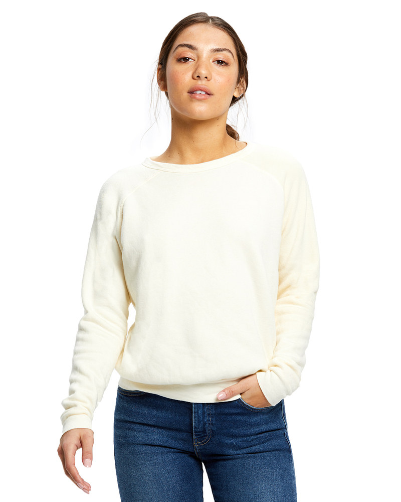 US Blanks US238 | Ladies' Raglan Pullover Long Sleeve Crewneck Sweatshirt |  ShirtSpace