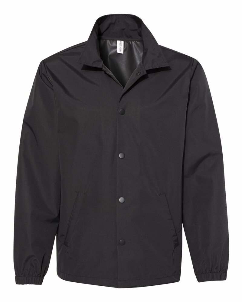 Independent Trading Co. EXP99CNB Water-Resistant Windbreaker Coach’s Jacket Front Fullsize"