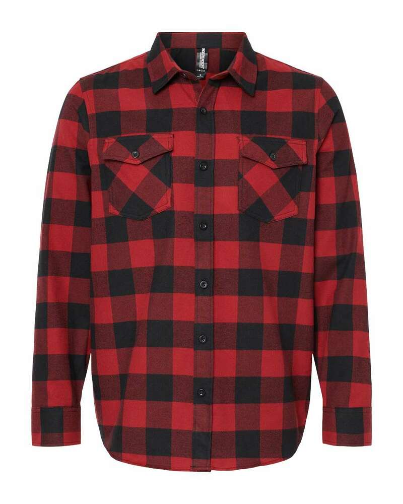 independent trading co. exp50f flannel shirt Front Fullsize
