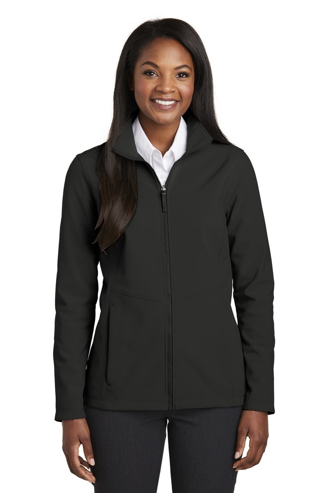 port authority l901 ladies collective soft shell jacket Front Fullsize