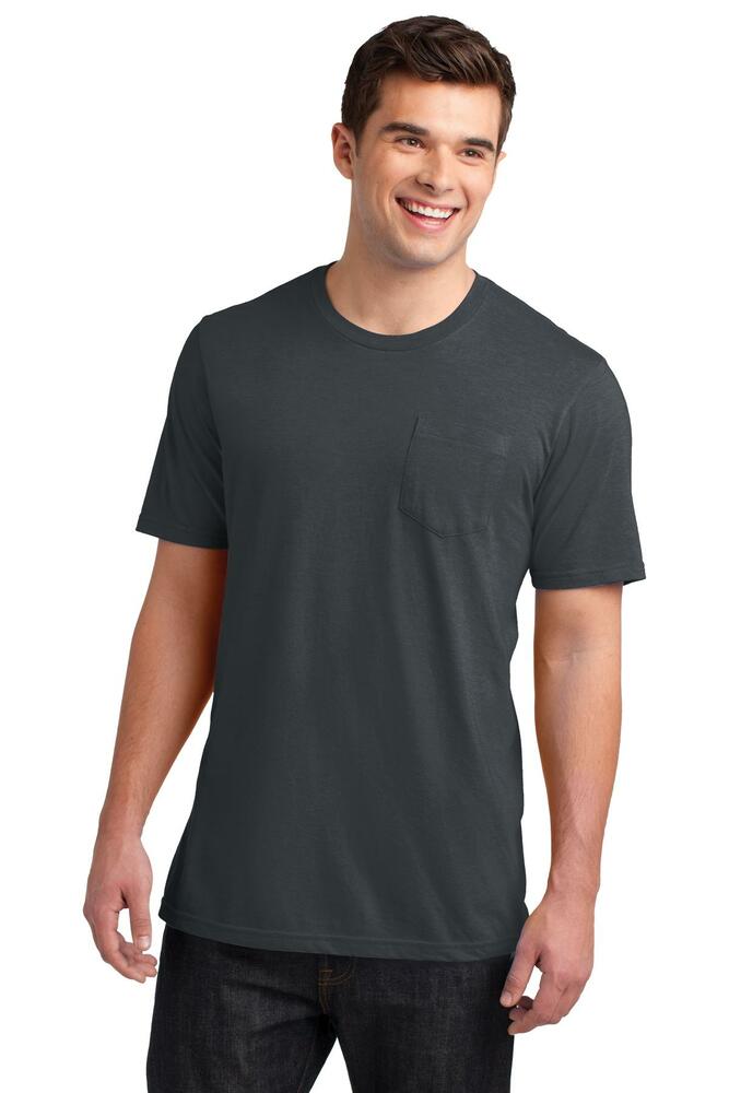 District DT6000P Very Important Tee ® with Pocket Front Fullsize"