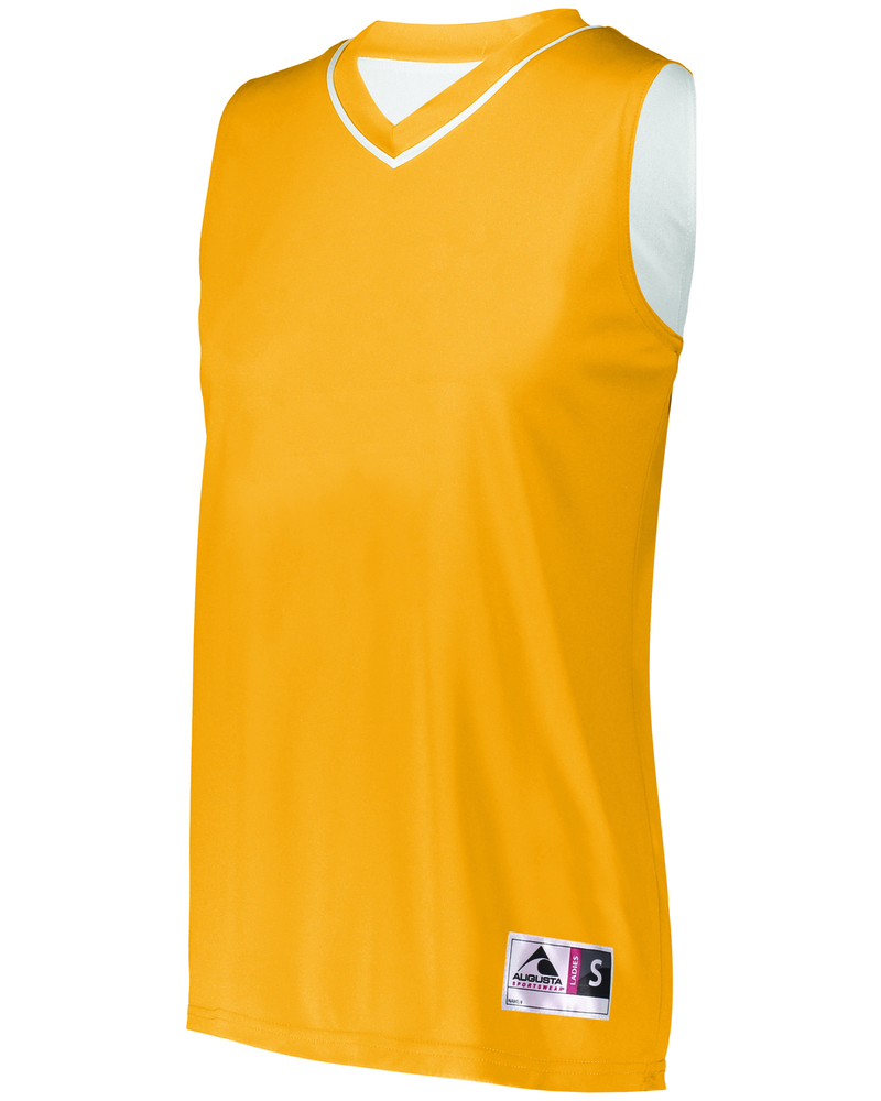 Augusta Sportswear 154 Ladies' Reversible Two-Color Sleeveless Jersey Front Fullsize"