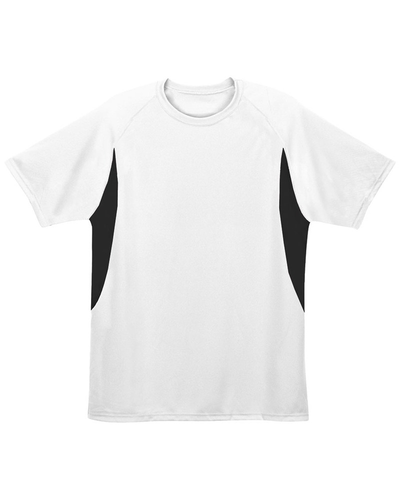 a4 nb3181 youth cooling performance color blocked t-shirt Front Fullsize