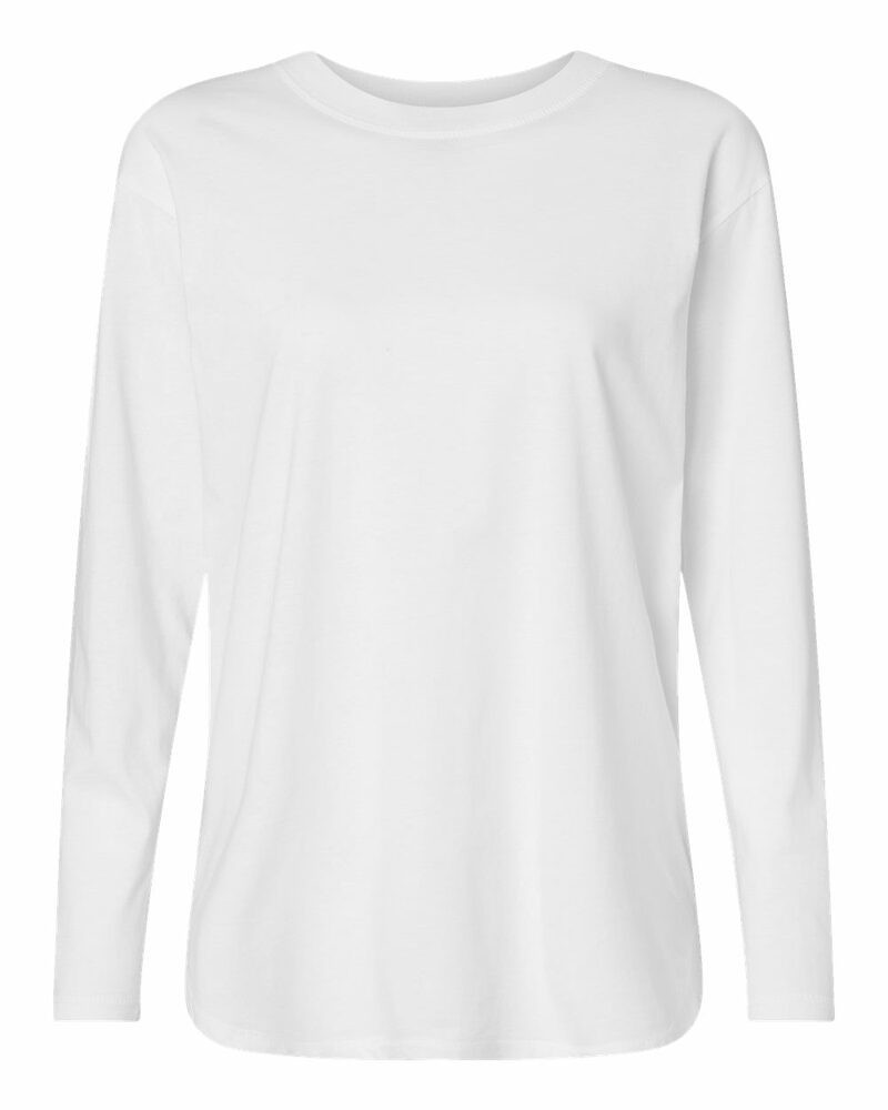 lat l3508 ladies' relaxed  long sleeve t-shirt Front Fullsize