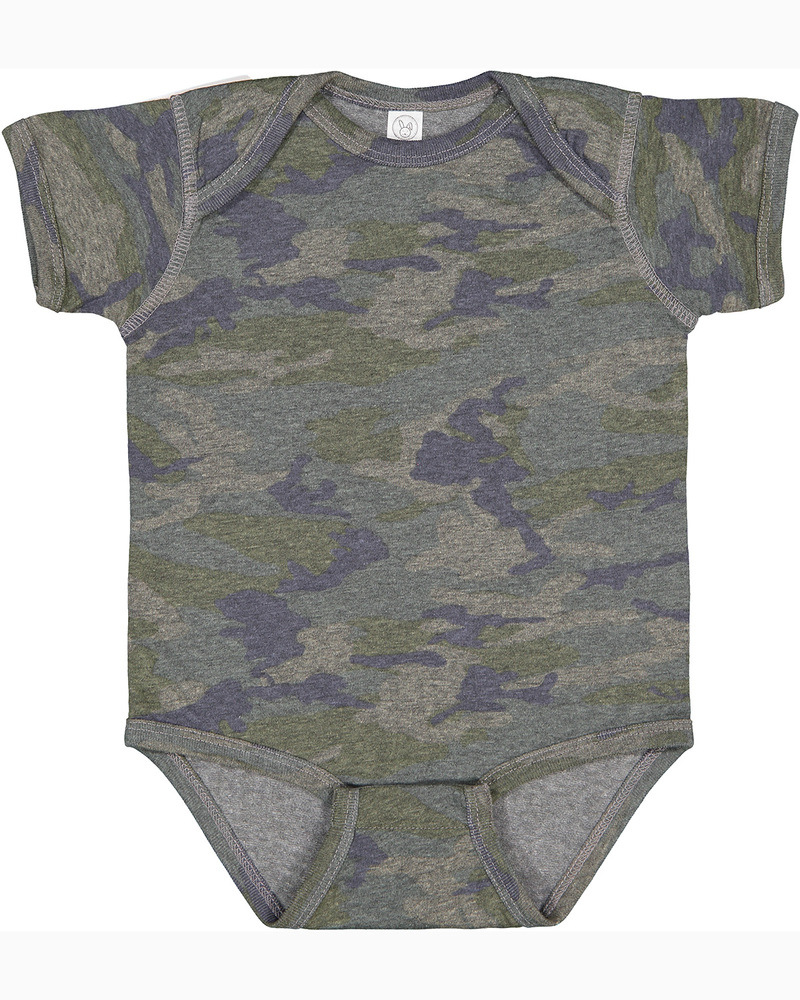 Rabbit Skins 4424 Infant Vintage Fine Jersey Bodysuit Front Fullsize"