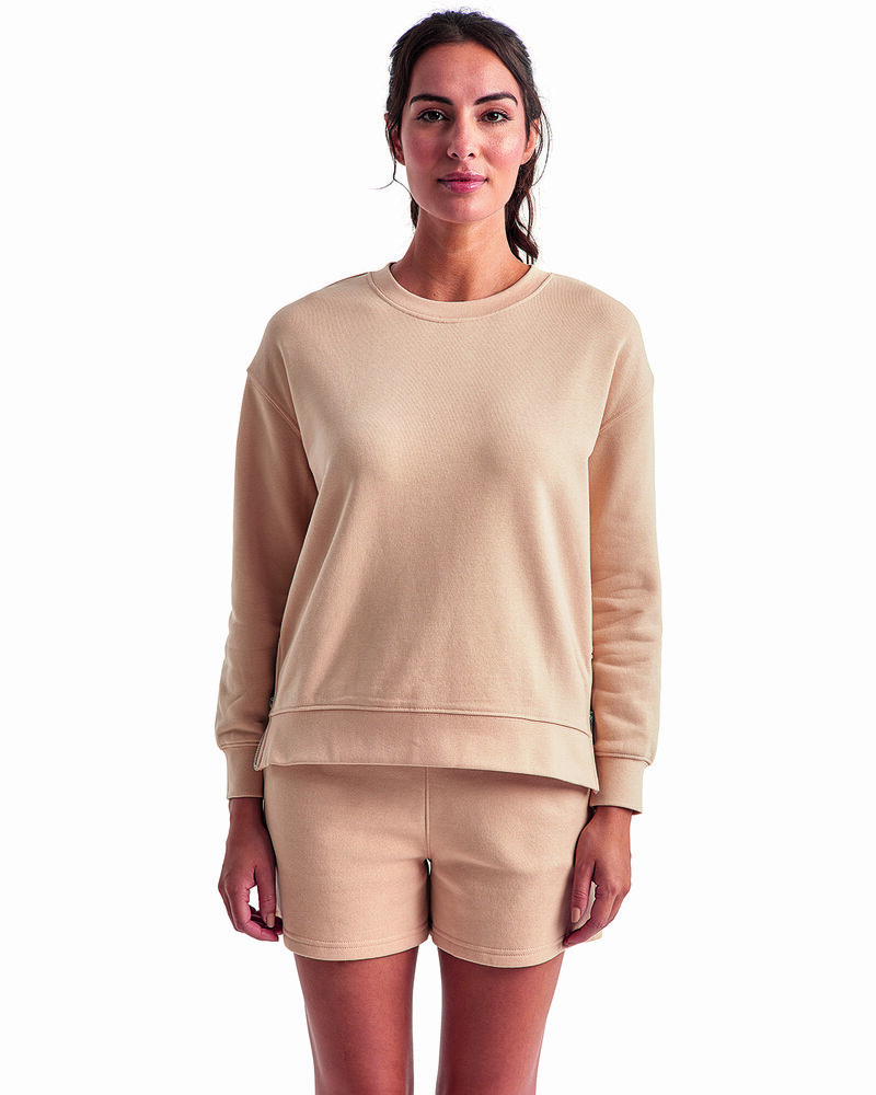 tridri td600 ladies' chill side-zip sweatshirt Front Fullsize