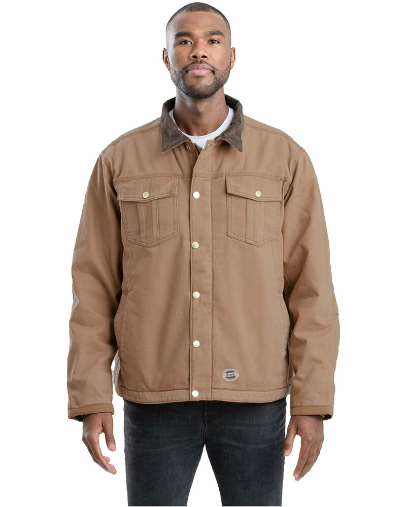berne j58 unisex vintage washed sherpa-lined work jacket Front Fullsize