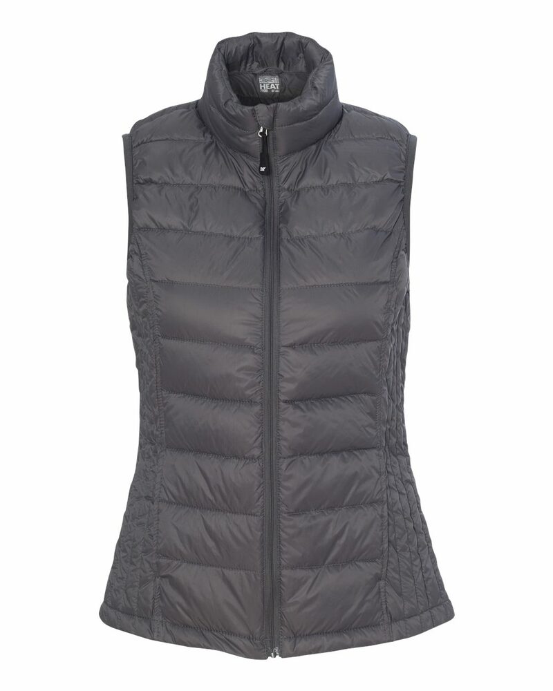 weatherproof 16700w ladies' packable down vest Front Fullsize