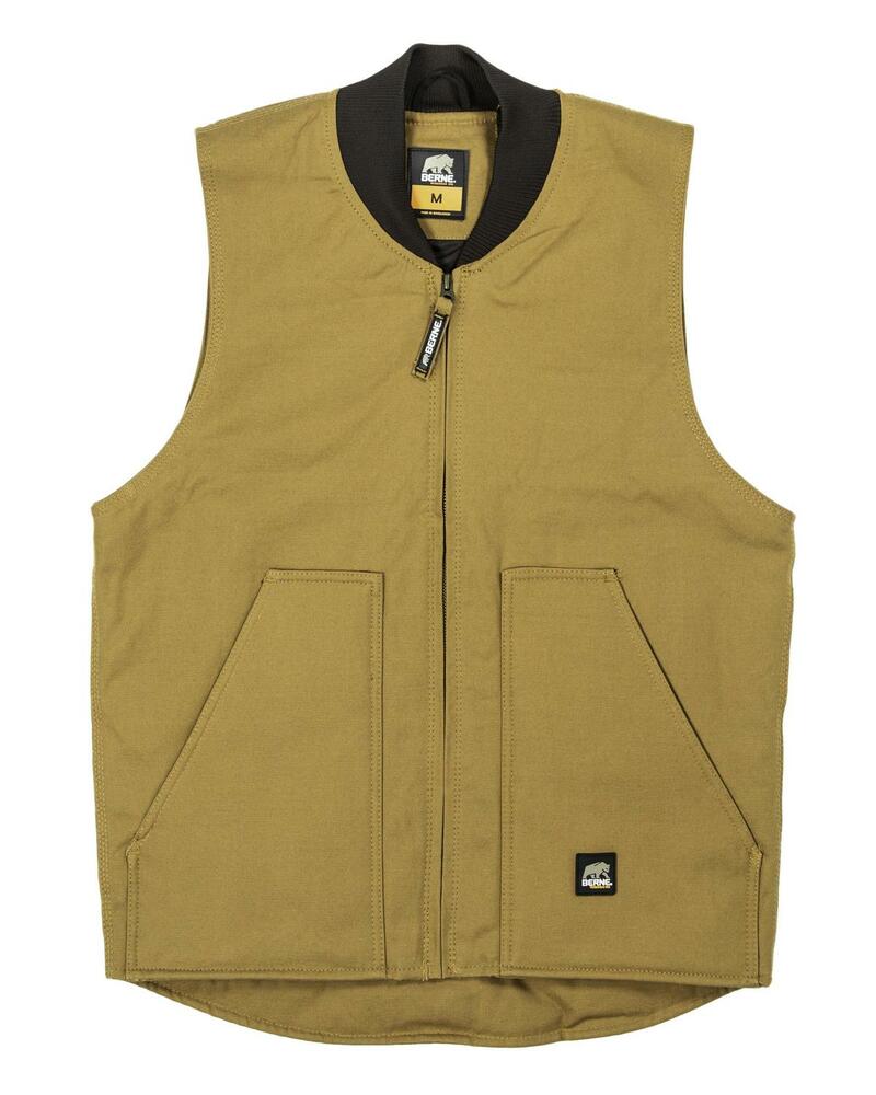 berne v812 men's workman's duck vest Front Fullsize