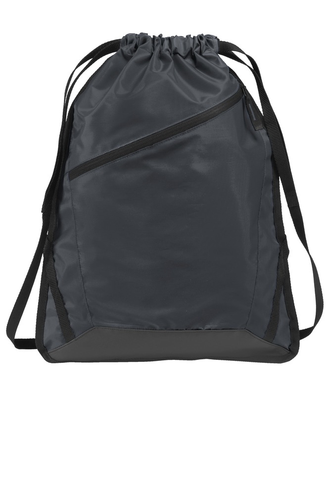 Port Authority BG616 Zip-It Cinch Pack Front Fullsize"