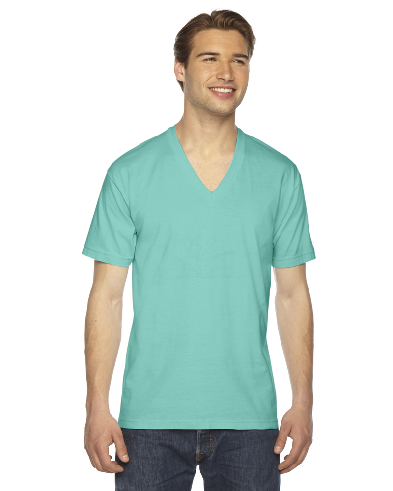 American Apparel 2456W Fine Jersey V-Neck T-Shirt Front Fullsize"