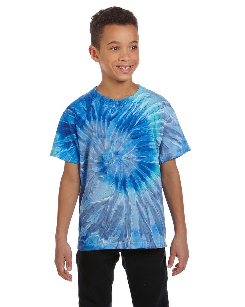tie-dye cd100y youth t-shirt Front Fullsize