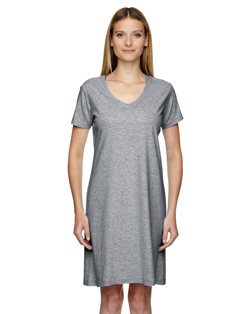 LAT 3522 Ladies' V-Neck Cover-Up Front Fullsize"