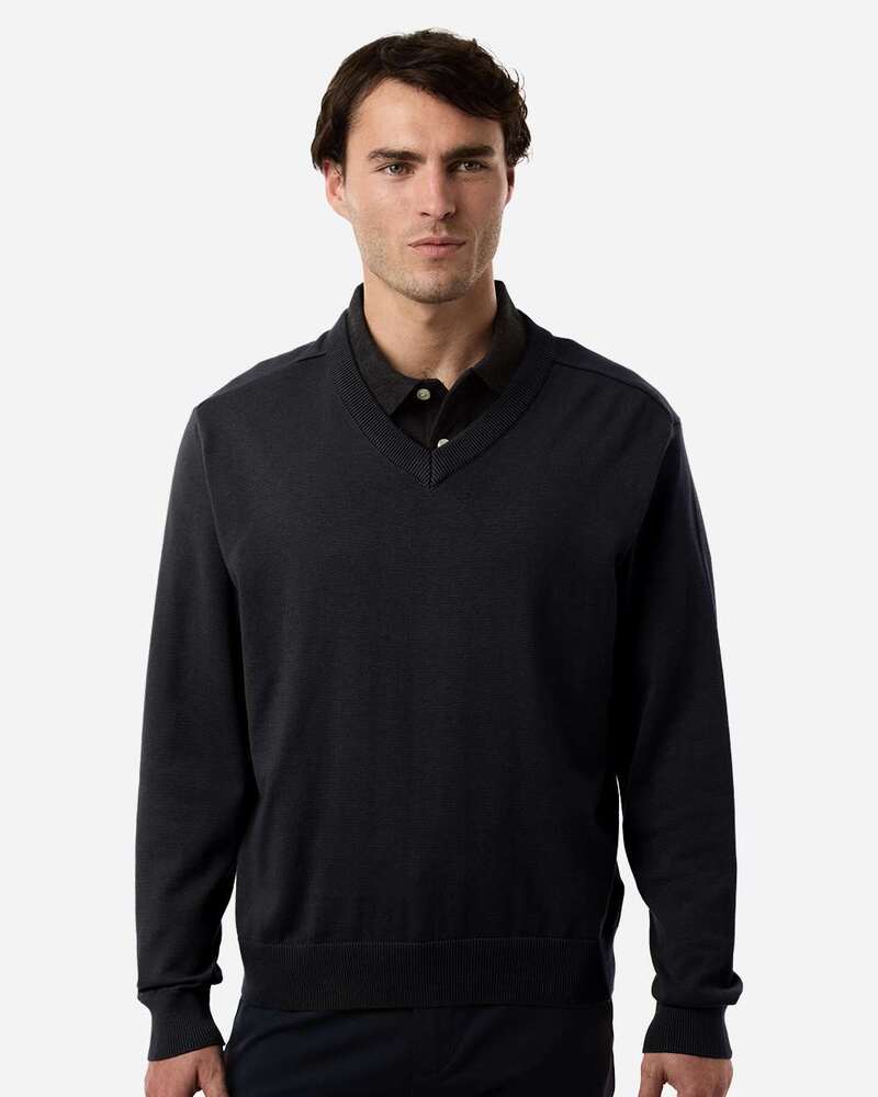 Devon & Jones DG445 Men's New Classic V-Neck Sweater Front Fullsize"