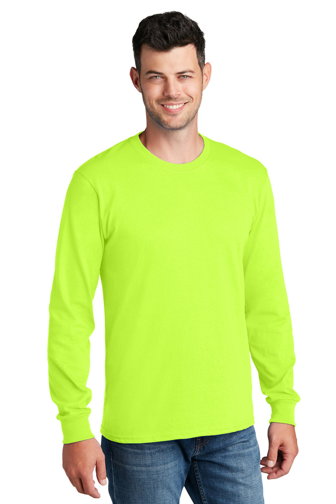 Port & Company PC54LS Long Sleeve Core Cotton Tee Front Fullsize"