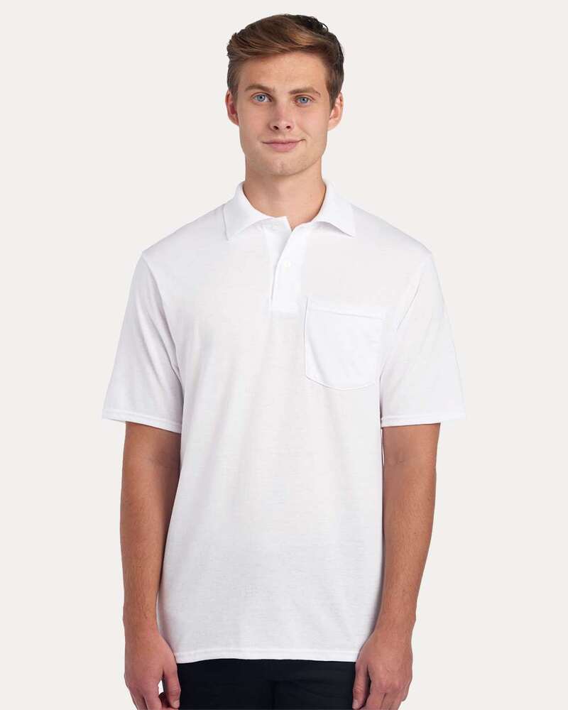 Jerzees 436MP Dri-Power® Polo with Pocket Front Fullsize"