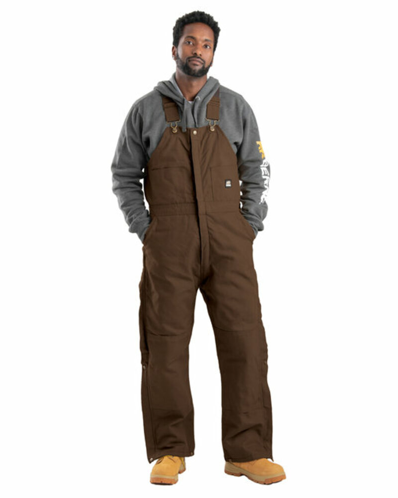 berne b415t men's tall heritage insulated bib overall Front Fullsize