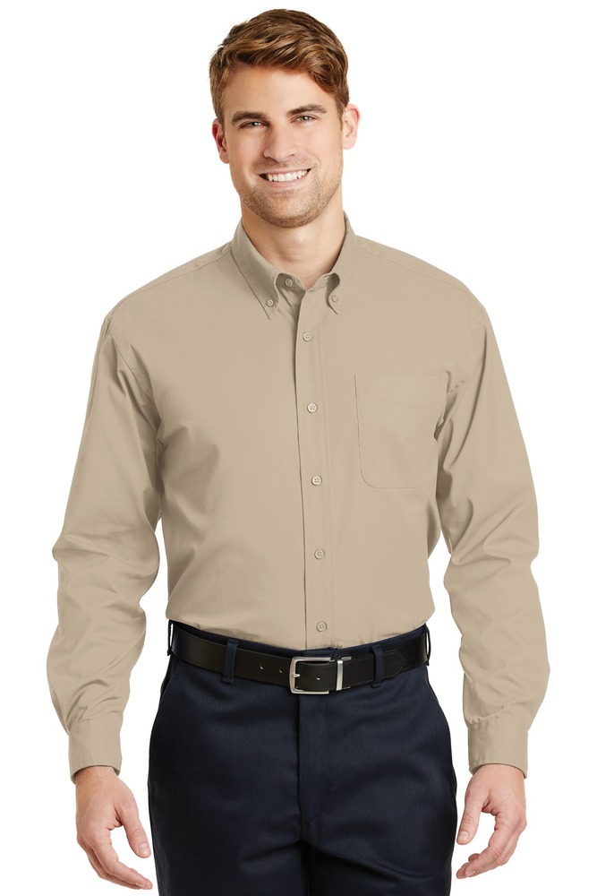 cornerstone sp17 long sleeve superpro ™ twill shirt Front Fullsize