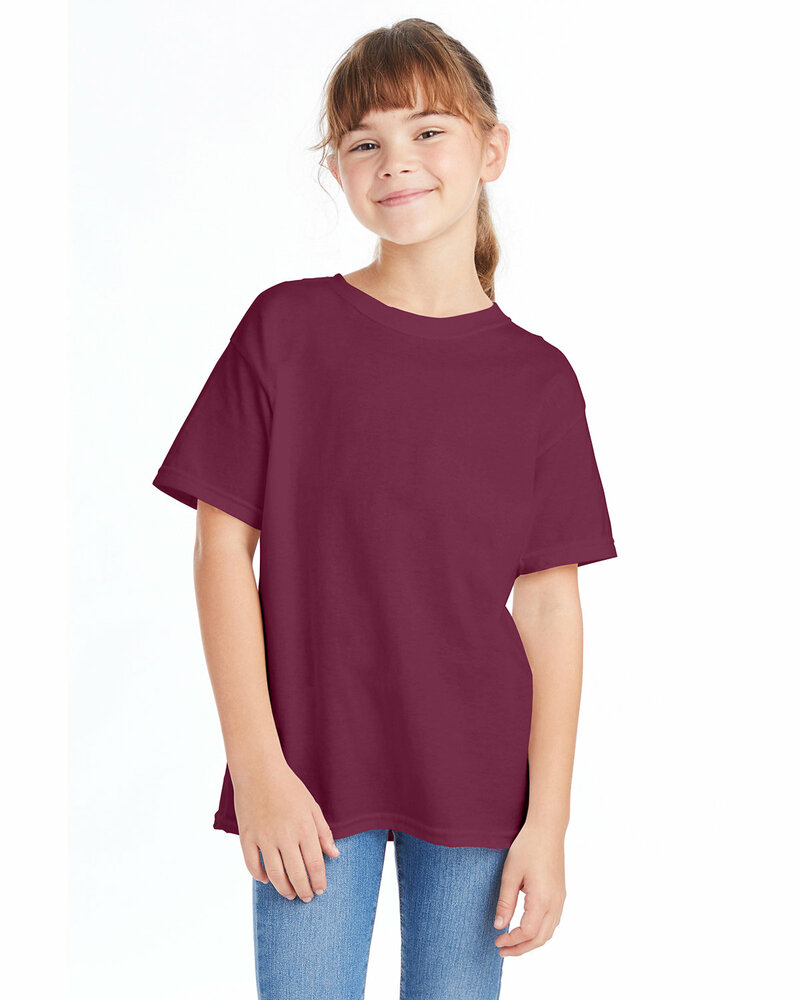 Hanes 5480 Youth Essential-T T-Shirt Front Fullsize"