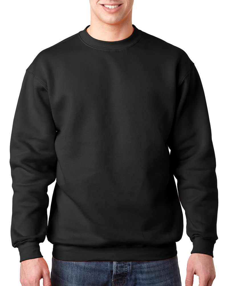 Bayside BA1102 Adult 9.5 oz., 80/20 Heavyweight Crewneck Sweatshirt Front Fullsize"