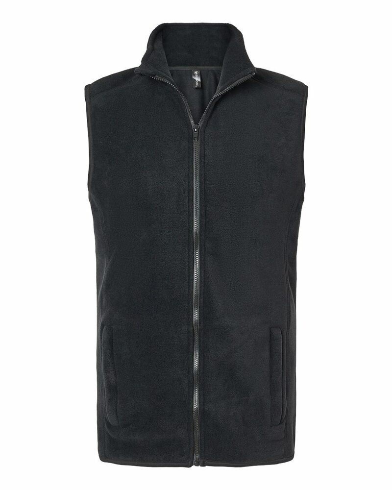 burnside b3012 men's polar fleece vest Front Fullsize