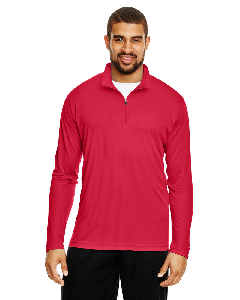 Team 365 TT31 Men's Zone Performance Quarter-Zip Front Fullsize"