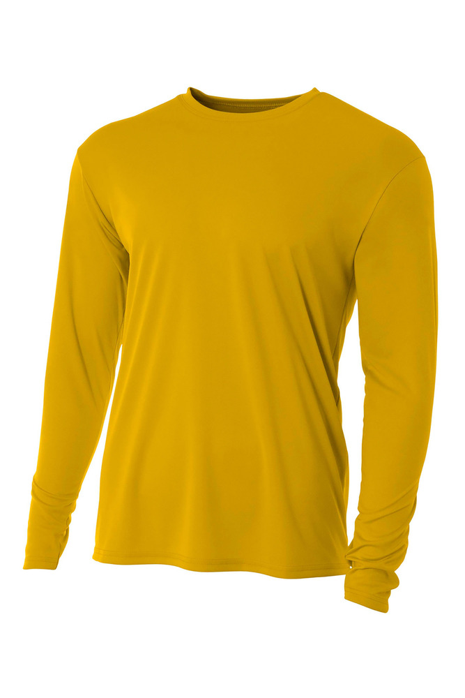 a4 n3165 cooling performance long sleeve t-shirt Front Fullsize