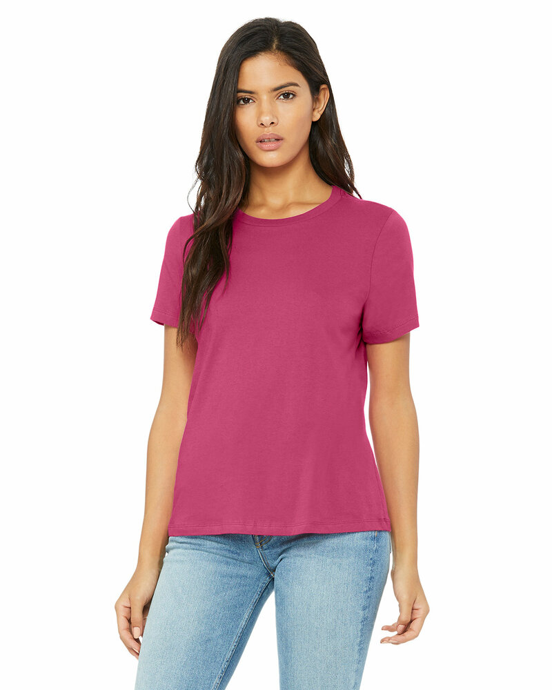 Bella + Canvas B6400 Ladies' Relaxed Jersey Short-Sleeve T-Shirt Front Fullsize"