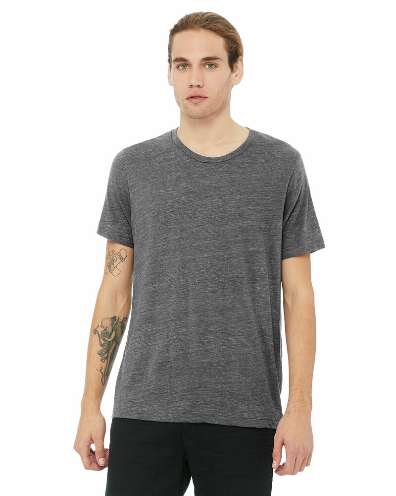 Bella + Canvas 3650 Unisex Poly-Cotton Short-Sleeve T-Shirt Front Fullsize"