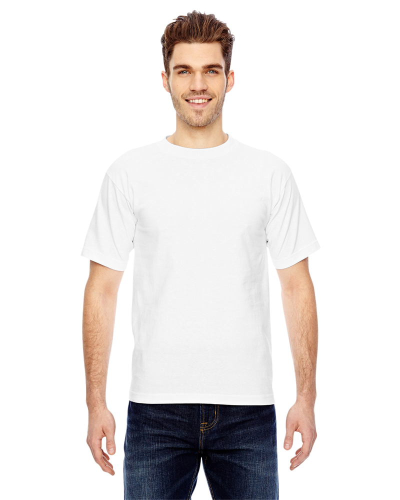 bayside ba5100 adult 6.1 oz., 100% cotton t-shirt Front Fullsize