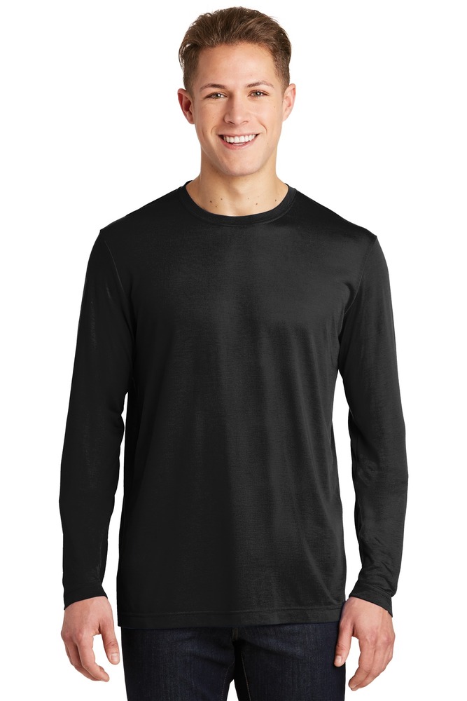 Sport-Tek ST450LS Long Sleeve PosiCharge ® Competitor ™ Cotton Touch ™ Tee Front Fullsize"
