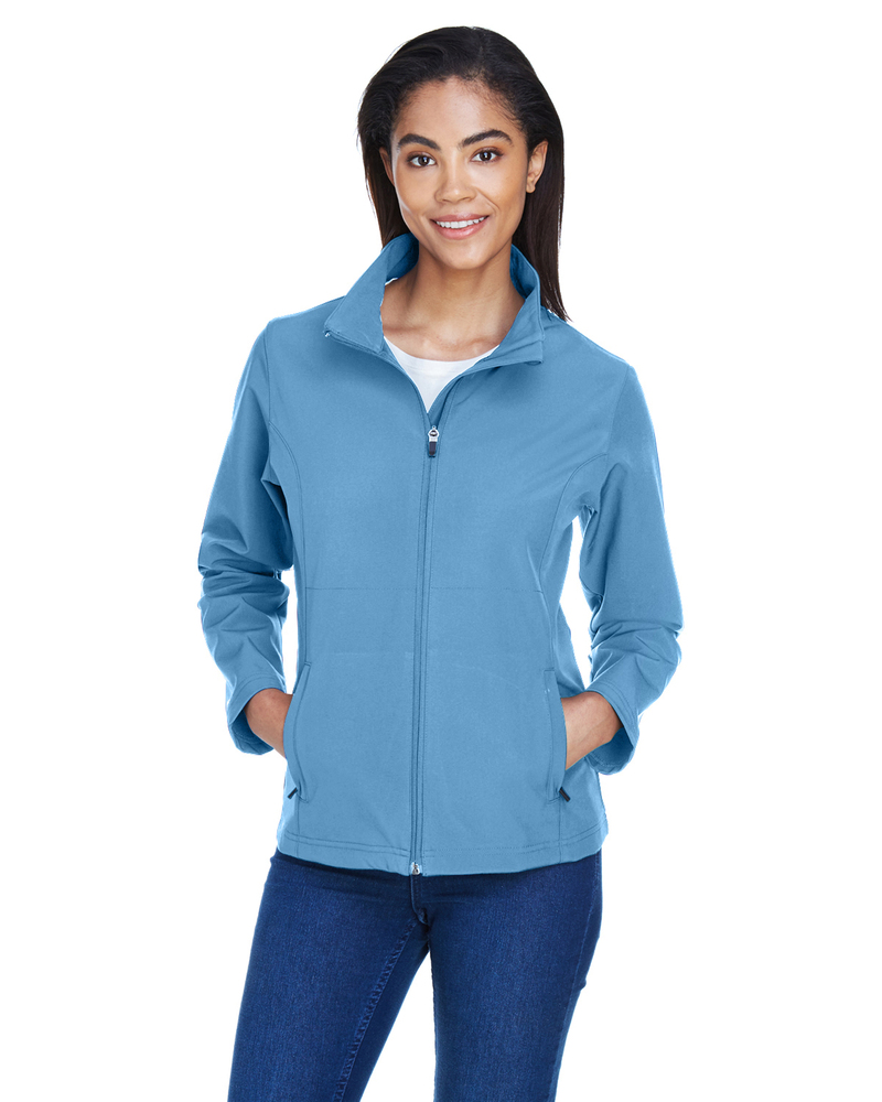 Team 365 TT80W Ladies' Leader Soft Shell Jacket Front Fullsize"