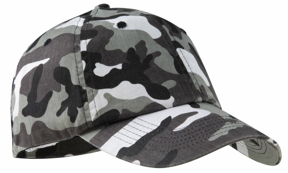 port authority c851 camouflage cap Front Fullsize