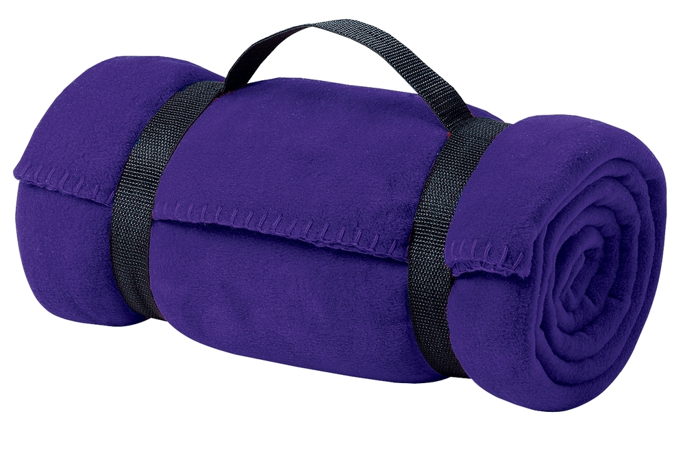 port authority bp10 - value fleece blanket with strap Front Fullsize