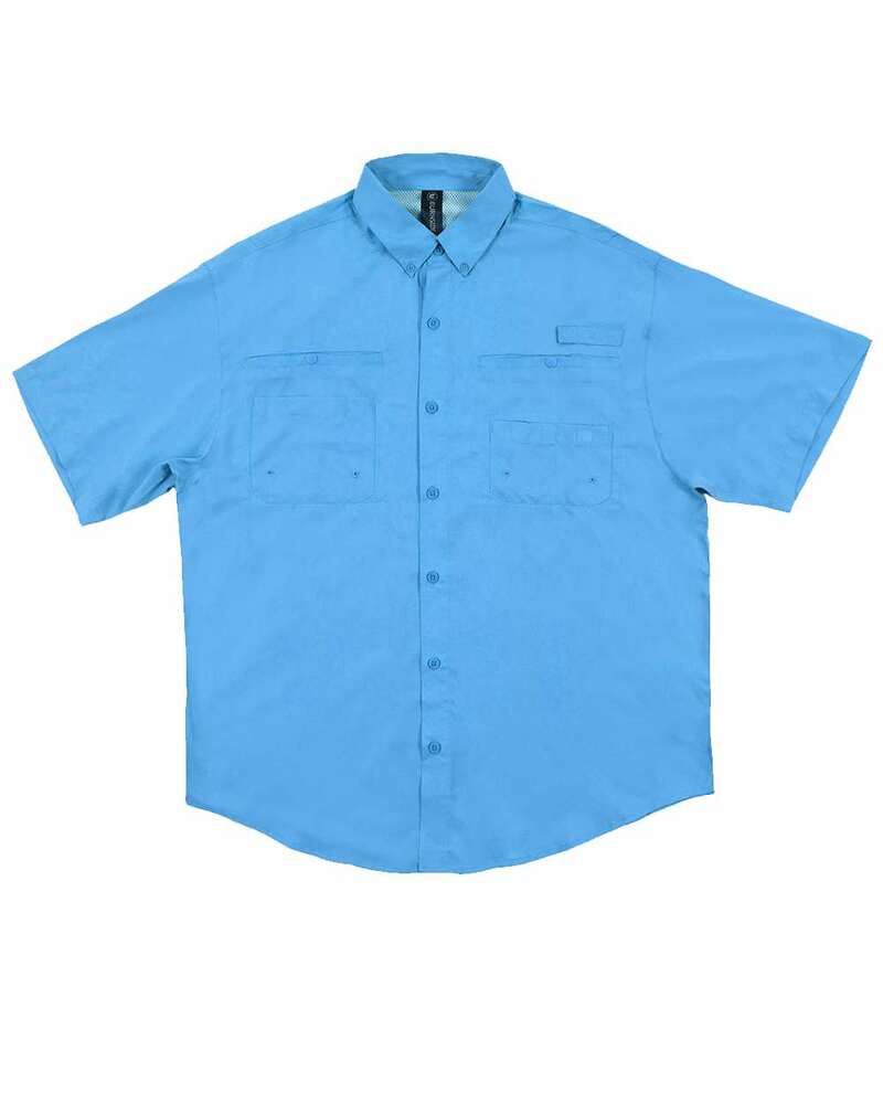 burnside 2297 men's functional short-sleeve fishing shirt Front Fullsize