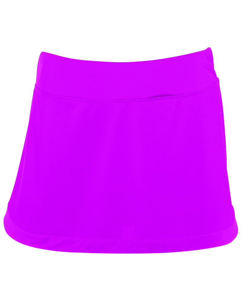 Augusta Sportswear AG2411 Girls Action Color Block Skort Front Fullsize"