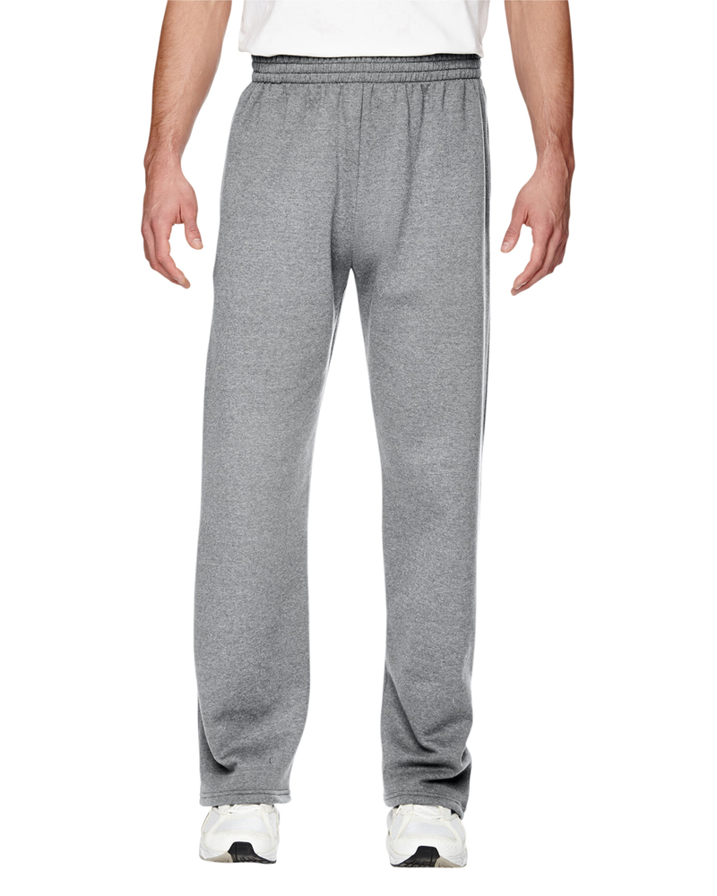 fruit of the loom sf74r adult 7.2 oz. sofspun® open-bottom pocket sweatpants Front Fullsize