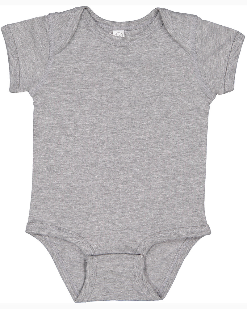 Rabbit Skins 4424 Infant Fine Jersey Bodysuit Front Fullsize"