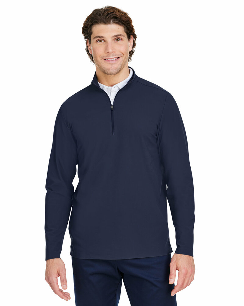 Devon & Jones DG410 Crownlux Performance® Men's Windsor Welded Quarter-Zip Front Fullsize"